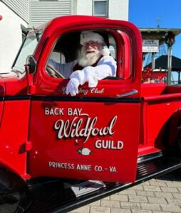 Santa at the Atlantic Wildfowl Heritage Museum Virginia Beach December 2023